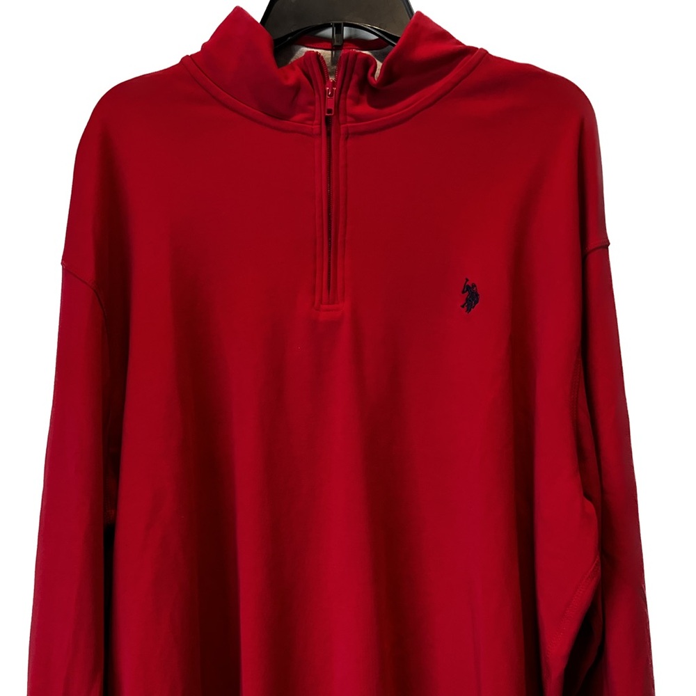 Men’s red polo sweater by U.S Polo Assn.